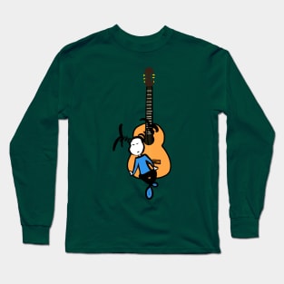 Guitar girl Long Sleeve T-Shirt